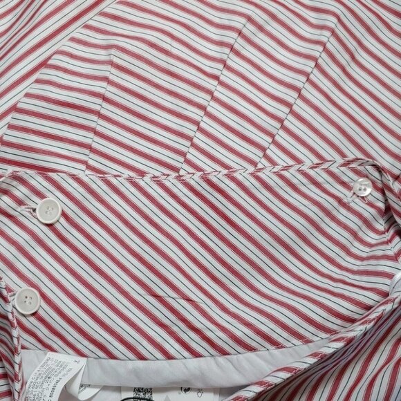 ZARA Stripes pleated bow wrap mini skirt - Picture 7 of 14